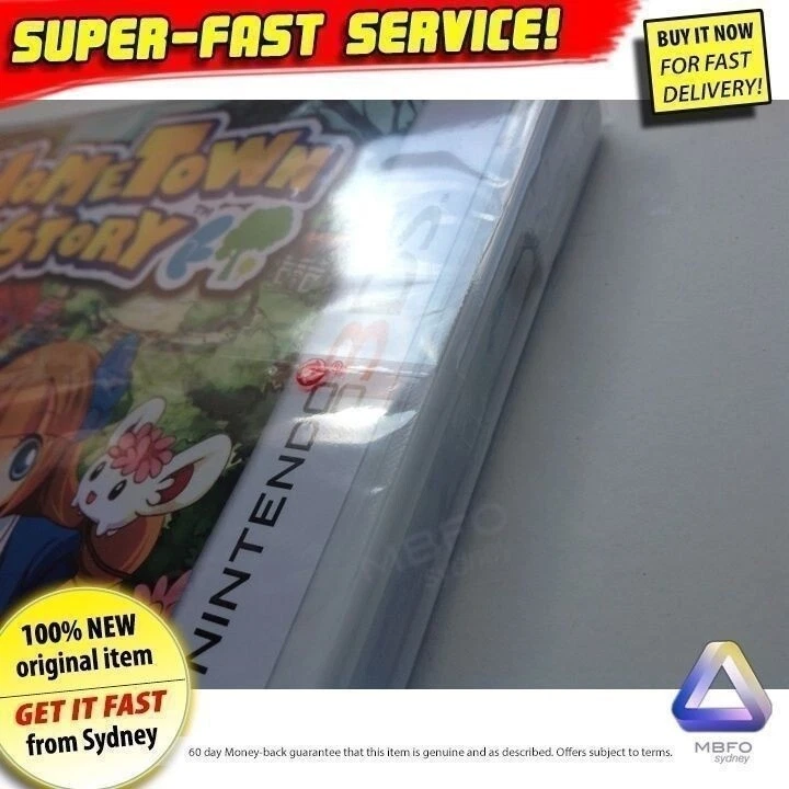 HomeTown Story Nintendo 3DS XL 2DS *NEW *RARE OZI Harvest Moon AU JRPG Home Town - Image 3 of 4