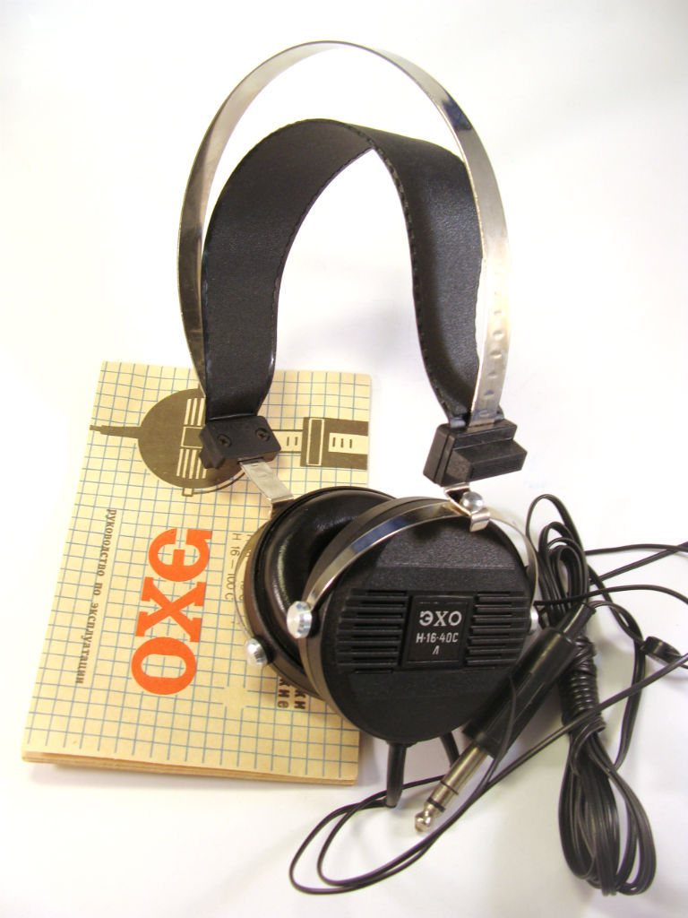 旧ソビエト製 平面磁界駆動型ヘッドホン N16-40S（TDS-16） 稼働品 N16