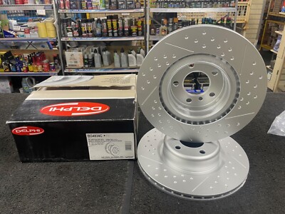 2 X PERFORMANCE DIMPLED GROOVED REAR BRAKE DISC F20 F21 F22 F23 F30 165CENTER