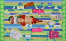 STEFANO MANZOTTI 'NON TI MUOVERE' OLIO SU TELA 80X50CM 2024 OPERA UNICA