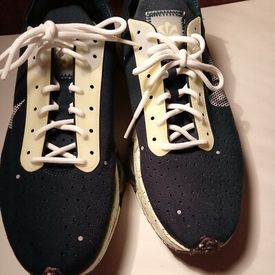 MENS NIKE AIR ZOOM-TYPE CRATER, SIZE 8.5  ARMORY NAVY/WHITE-LIME ICE COLOR. NWB