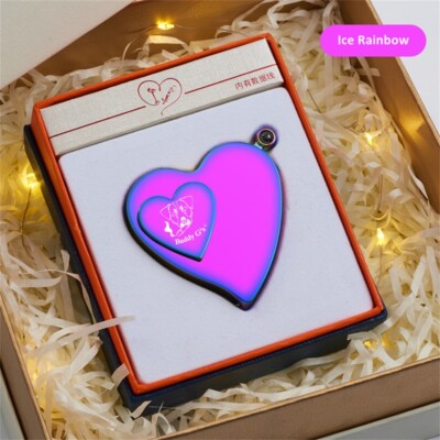 Dual Burner Butane Jet Torch and ARC Electronic Heart-shaped Lighter