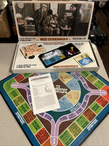 Vintage The Inventors Board Game Complete 1974 Parker Bros Bilingual