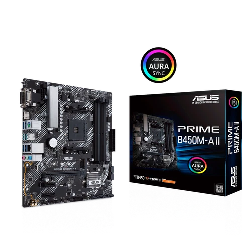 Asus Prime B450M-A II Mainboard Sockel AM4