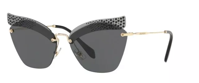 Miu miu crystal hot sale cat eye sunglasses