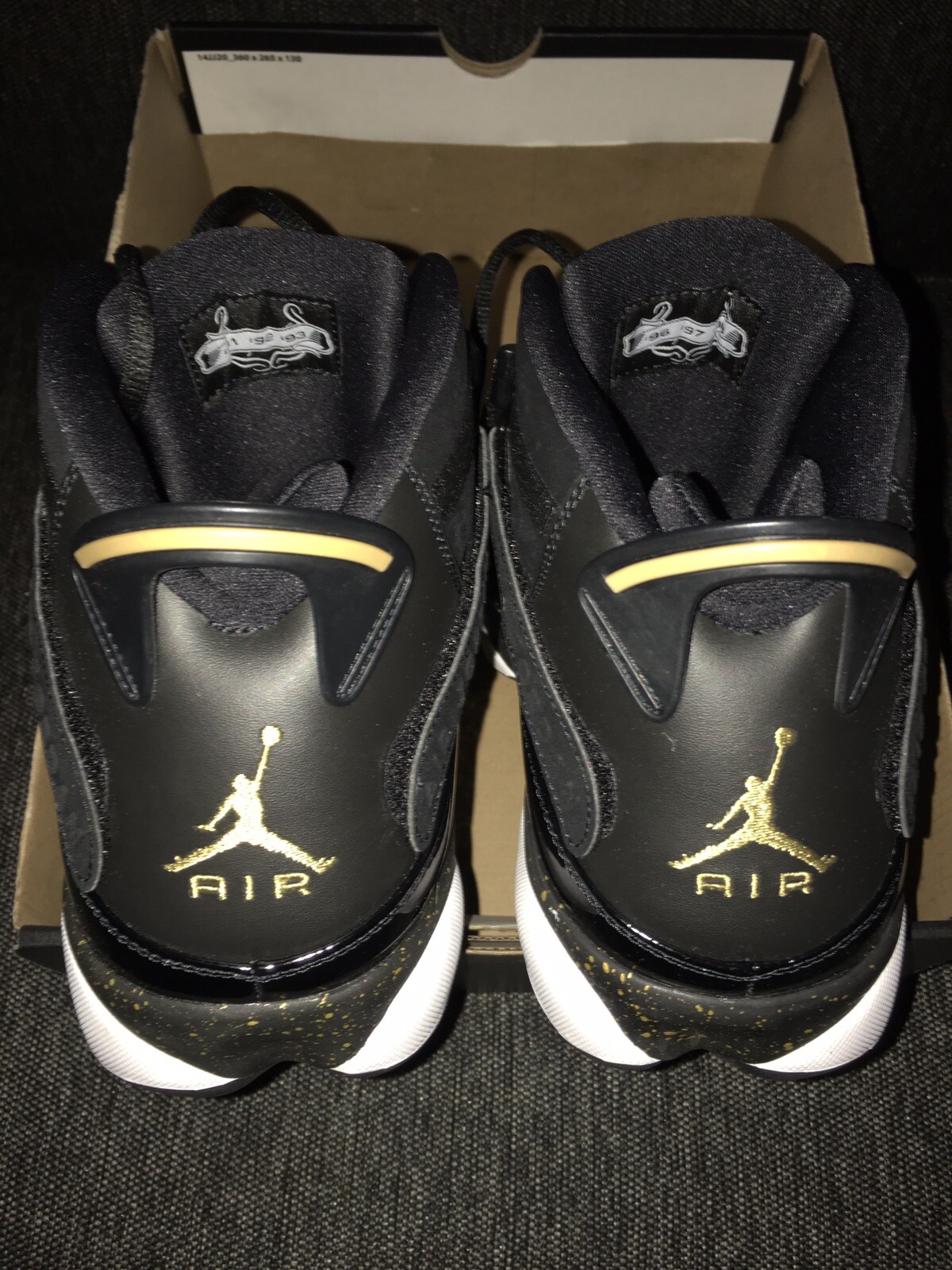 Jordan 6 Rings Black Metallic Gold 2019 