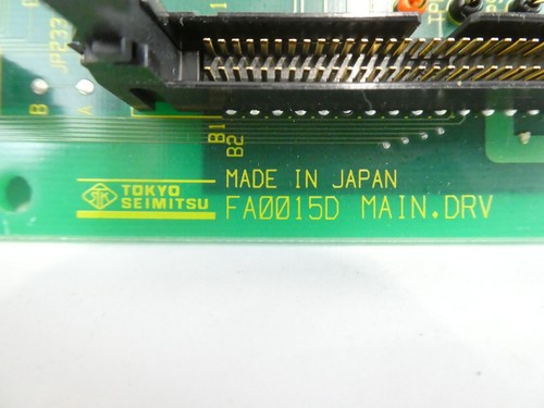 Tokyo Seimitsu FA0015D Main Drive PCB Assembly UF300A Working Surplus - Picture 10 of 10