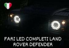 2X PHARES 7" POUCES LED H4 POUR LAND ROVER DEFENDER ANTI-BLINDAGE BLINDAGE