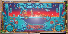 Goose Austin NYE 2024 Poster Swirl Lava Foil Variant Helen Kennedy ZazzCorp #/40
