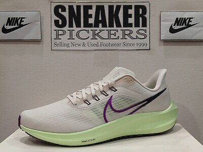 Nike Men's Air Zoom Pegasus 39 - Size: 9 - DH4071 101 - Sail / Barely Volt - NEW