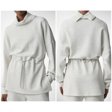 Varley Freya Sweat in Ivory Marl Size S