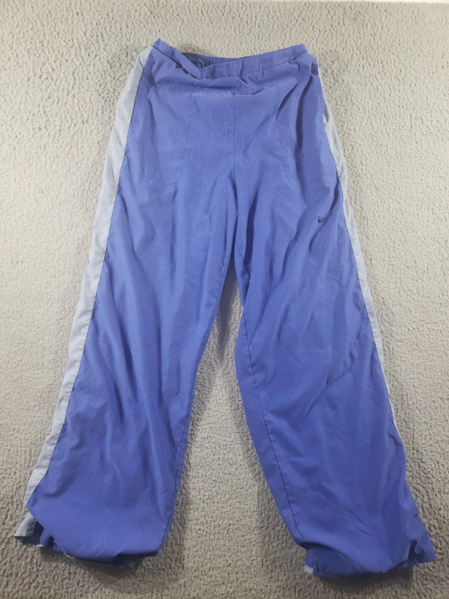 Vintage Nike Joggers Womens XL Insulated Wide Leg Purple Gray Track Pants  Casual