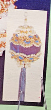 LeeWards VELVET PETITE Blue Boutique Vintage Sequin Bead Christmas Ornament Kit