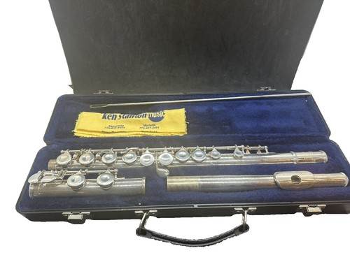 Selmer Nickel Plated Flute Model 1206 New Old Stock Made in