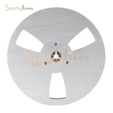 7 inch Blank Tape Reel Replacement Open Reel Cassette Aluminum Empty Disk