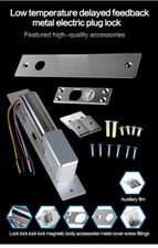 12V DC 5 Line Low Temperature Time Delay Electric Drop Bolt Door Magnetic Lock