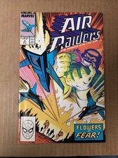 Air Raiders #4 Marvel 1988 Steve Geiger Cover