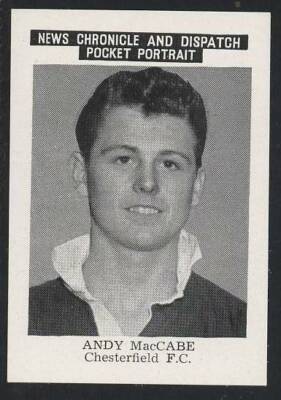 News Chronicle, Chesterfield F.C., Andy MacCabe 1955