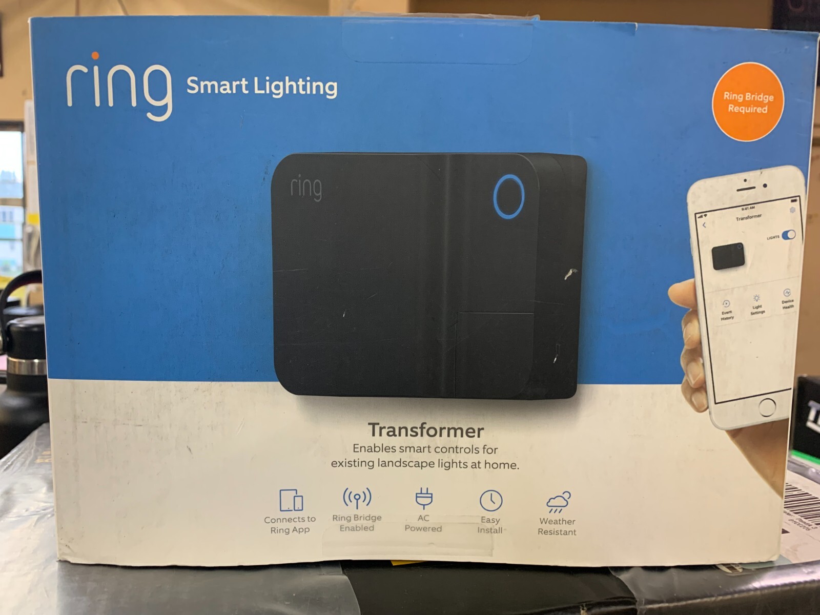 Ring Smart Lighting Transformer - 12-15V, 200W Low Voltage Power-image