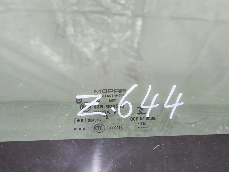 2016 Jeep Patriot Compass Sunroof Glass Panel OEM Foto 4 de 4