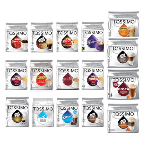 Tassimo Home Use T-Discs Pods Capsule Cadbury Oreo Twinings Coffee