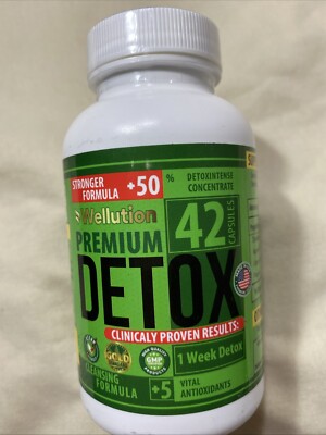 Wellution 7-Day Detox Cleanse, 42 Capsules Exp 05/26