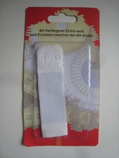 BH - Verl&auml;ngerer / Bra Extender - 2 Haken - 25mm - Wei&szlig; - NEU / OVP