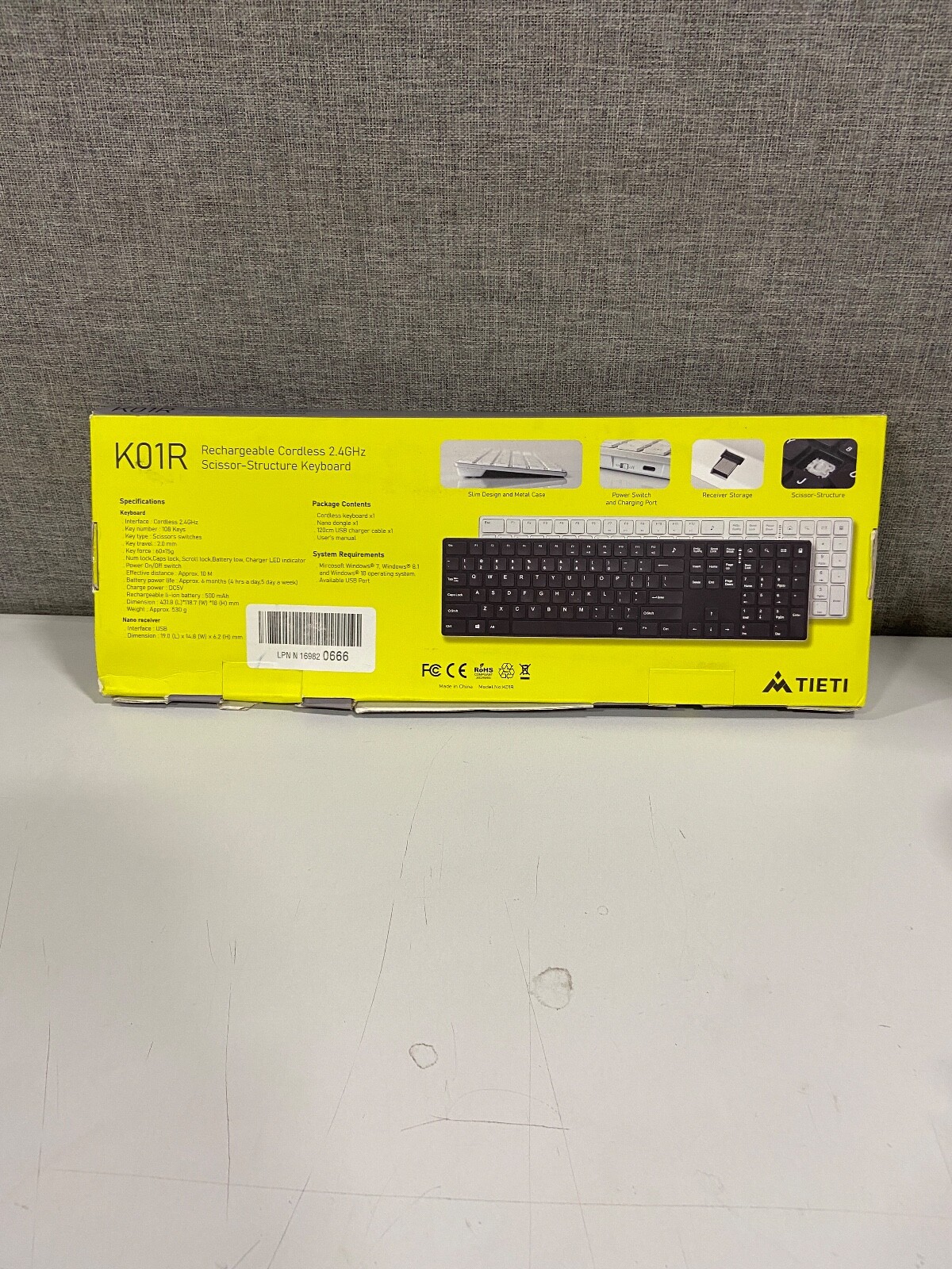 CORDLESS KEYBOARD