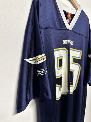 Reebok NFL Shaun Phillips on field Jersey Size XL San Diego