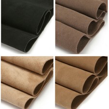 Genuine Cow Suede Cowhide Leather Fabric Scrap Shoes Bag DIY Craft Material