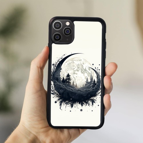 For Motorola Moto G Stylus Power Play Dustproof large white crescent moon - Picture 7 of 25