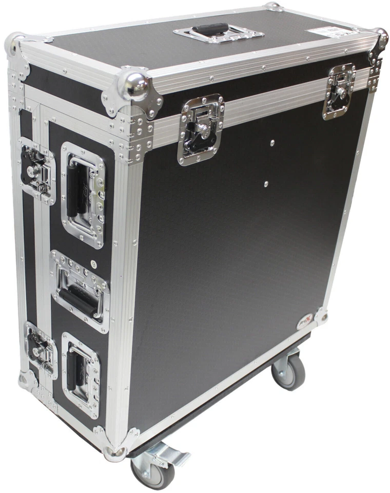 Estuche de vuelo de consola ProX XS-AHSQ7DHW para Allen & Heath SQ7 con caseta para perros y ruedas Foto 2 de 4