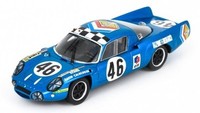 Spark 1/43 Alpine A210 24H Le Mans 1969 Leguellec Statisches Modell Diecast