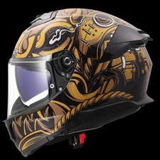 Ls2 Stream Ii Ff808 Motorcycle Helmet Lid Drop-down Sun Shield Samurai Large