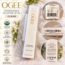 OGEE Hydraganics Sculpted Lip Oil CLEAR β USDA Certified Organic, Made in USA