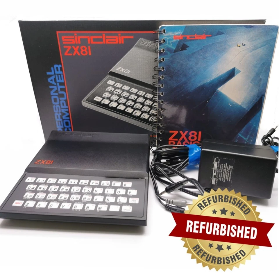 Sinclair ZX81 Issue 1 Green PCB 8113 ULA Fully Refurbished Composite Mod + Box - Image 2 of 4