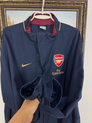 Vintage Nike Arsenal Football Blue Jacket Soccer Track Top Gunners
