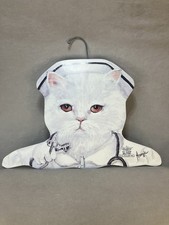 vintage "Annie Rhinehart" wooden cat nurse clothes hanger