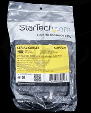 NEW StarTech 6.6ft 2m USB to Serial Adapter Cable, USB-A to DB9 RS232