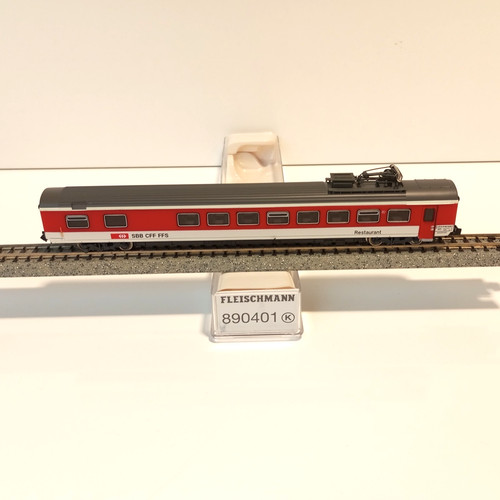 COCHE RESTAURANTE 50 85 88-73 001-2 SUIZO (SBB) ÉPOCA V FLEISCHMANN 890401 (H151 | Condition: Nuevo