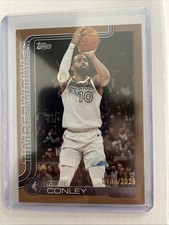 2025-26 Mike Conley Topps #112 GOLD Numbered 0109/2025