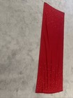 Woman’s Red Silk/cashmere -Pearl/silver Studs Pashmina Wrap  — photo 1
