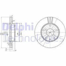 Disque de frein Daewoo LEGANZA