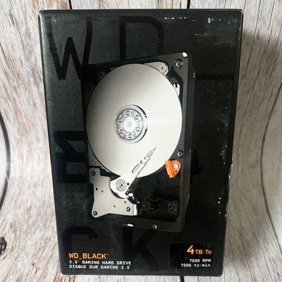 Western Digital WD_BLACK 4TB 3.5in SATA III 7200RPM 256MB HDD WDBSLA0040