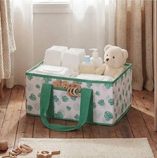 Diaper Caddy Organizer Multiple Compartments Portable Nursery Storage