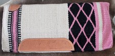 34x36 Wool Western Show Horse Trail SADDLE PAD Rodeo Blanket Tack 3892