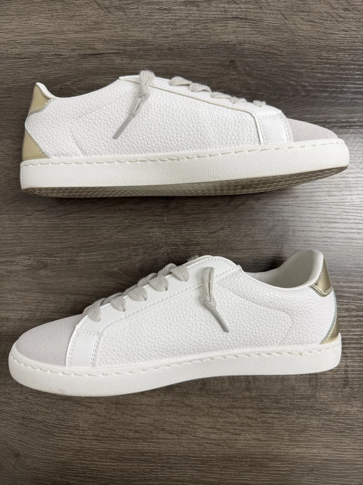 VINTAGE HAVANA Women’s Fashion Sneakers Legend AM White Pebbled Grey 8.5 - Image 3 of 4