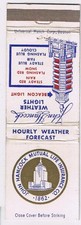 Matchbook Cover John Hancock Mutual Life Insurance Co