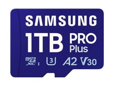 Samsung PRO Plus 1TB microSDXC Card UHS-I U3 V30 A2 180MB/s w/Adapter 4K UHD