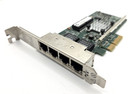 HP 649871-001 331T Quad Port RJ45 -1Gbps Pełna wysokość PCIe-x4 647594-B21 Karta sieciowa